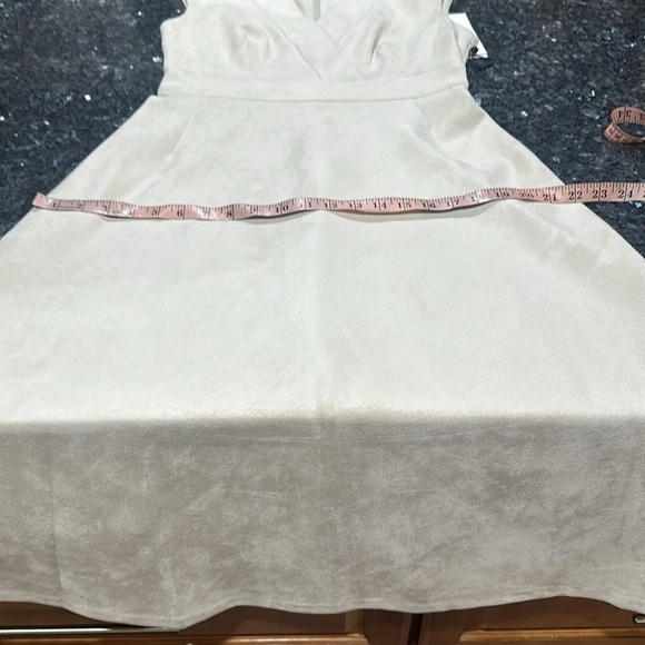 Calvin Klein suede midi dress - Picture 9 of 15